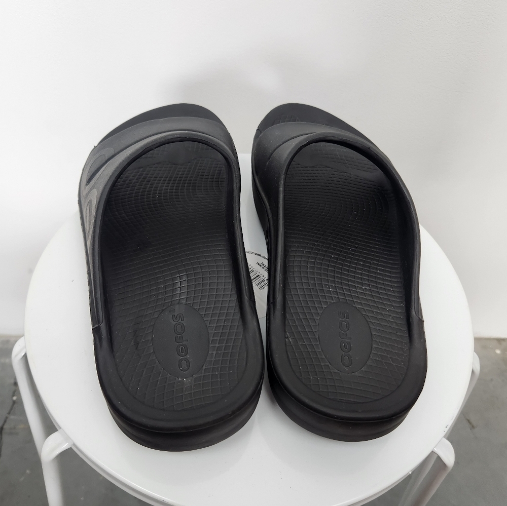 Oofos Ooah Slides Black Mens 9, Women's 11. - Picture 4 of 6